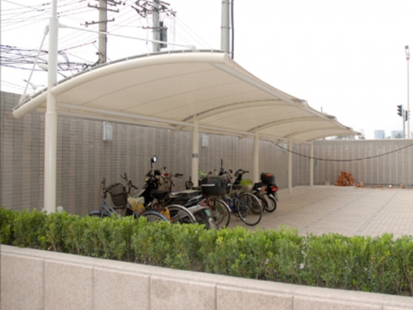 膜結(jié)構(gòu)自行車棚