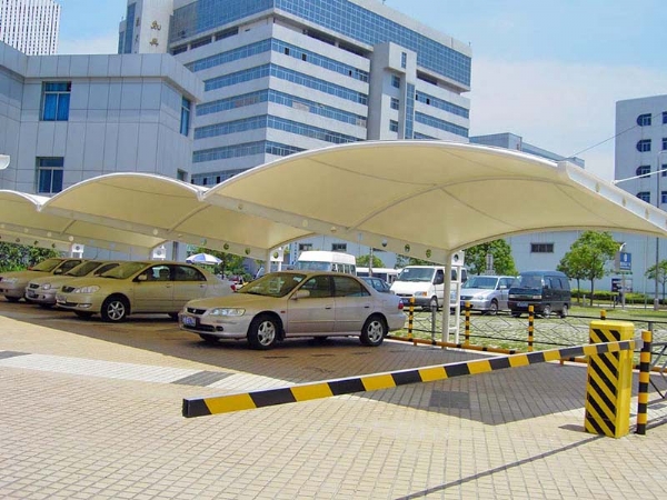 膜結構汽車棚